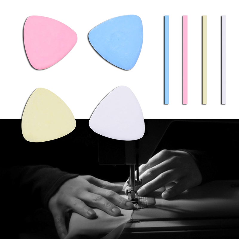 Kare Kind 30x Tailor's Chalk - Sewing Notions and Accessories - Triangular Fabric Markers for Crafting, Sewing, Quilting - Comes with A Plastic Storage Box - 4 Colors Available - Image 5